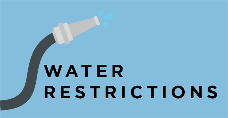 Graphic Town Water Supply - water restrictions