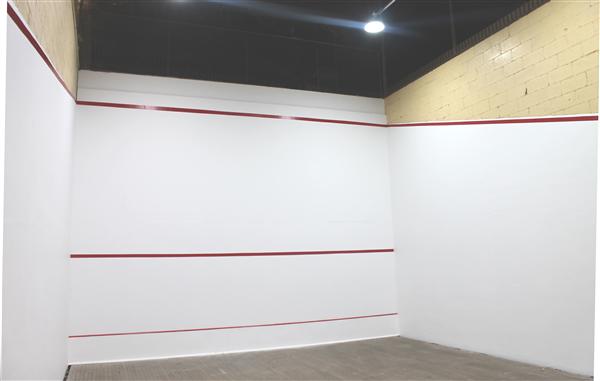 Painted Squash Court Walls - 31 August 2018