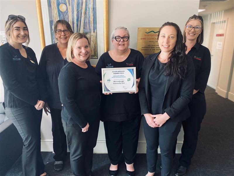 Warrumbungle Community Care honoured in National Meals on Wheels Awards