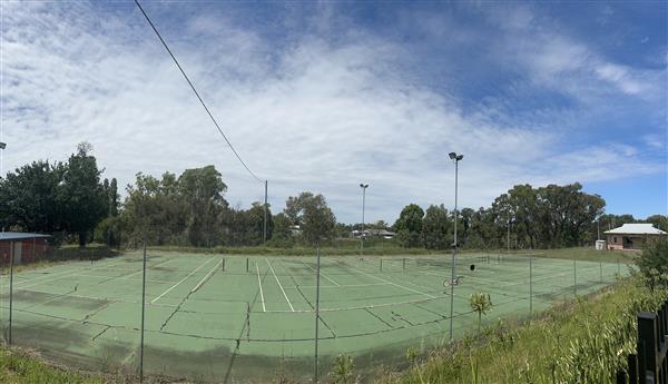 Mendooran Tennis Court Fence 1