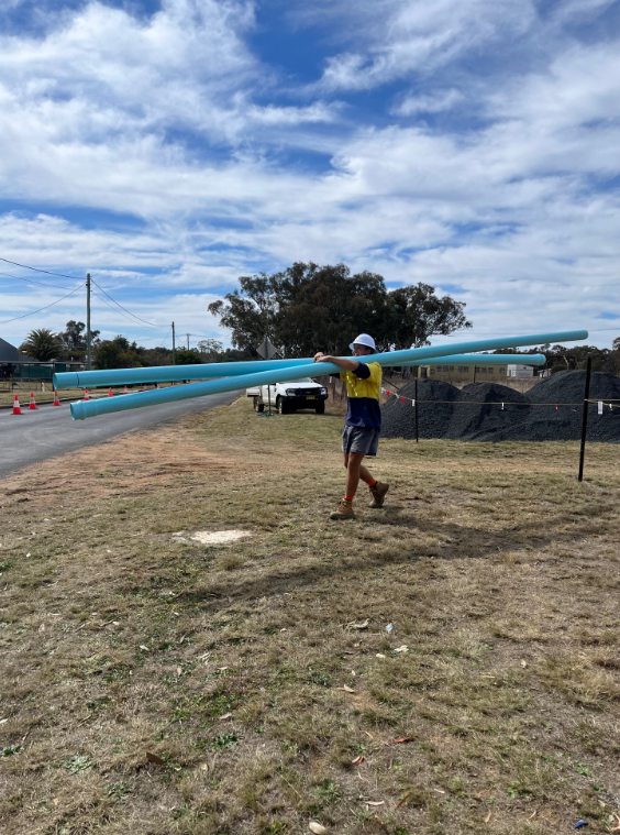 Water Main Replacement project Coonabarabran