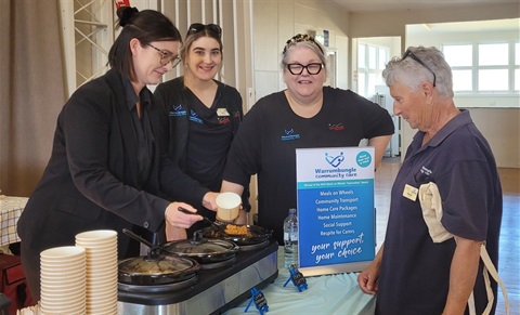 Community Care staff at the Dunedoo Community Expo